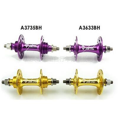 乔绅铝合金死飞培林花鼓自行车轮组32孔前A3633BH后A3735BH