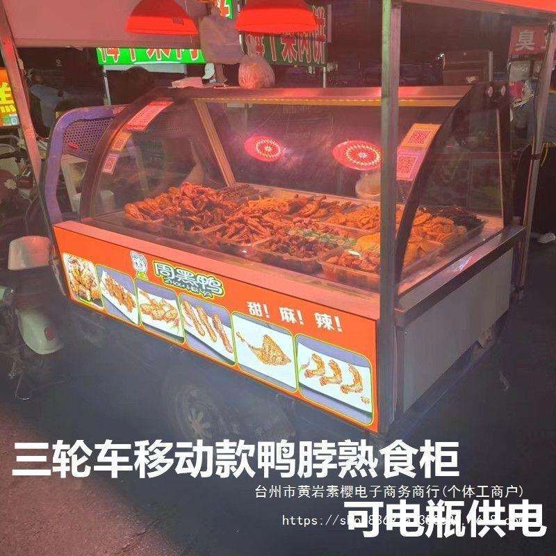 移动小冰柜摆摊电动三轮车台式冰箱车载冷藏保鲜展示柜可电瓶冷冻