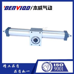 旋转齿轮齿条摆动气缸QGK63 S度大扭力 360