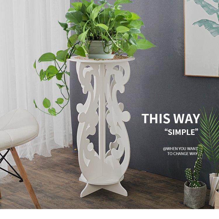 简易现代简约小型单个绿箩多肉花架迷你阳台客厅地面落地置物架