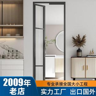 PD门厨房卫生间折叠门洗手间厕所阳台移门推拉一体门浴室趟折pt门