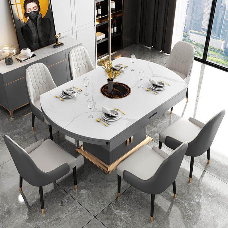 北欧伸缩岩板餐桌椅多功能电磁炉餐桌可折叠家用饭桌带储物柜桌子,五金/工具,其他电线电缆,淘宝优惠券,粉丝福利购,淘宝优惠卷