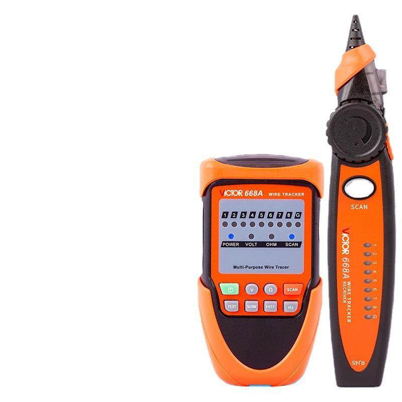 胜利寻线仪抗干扰多功能测线仪VC668A/VC668B网线寻线带电查线器