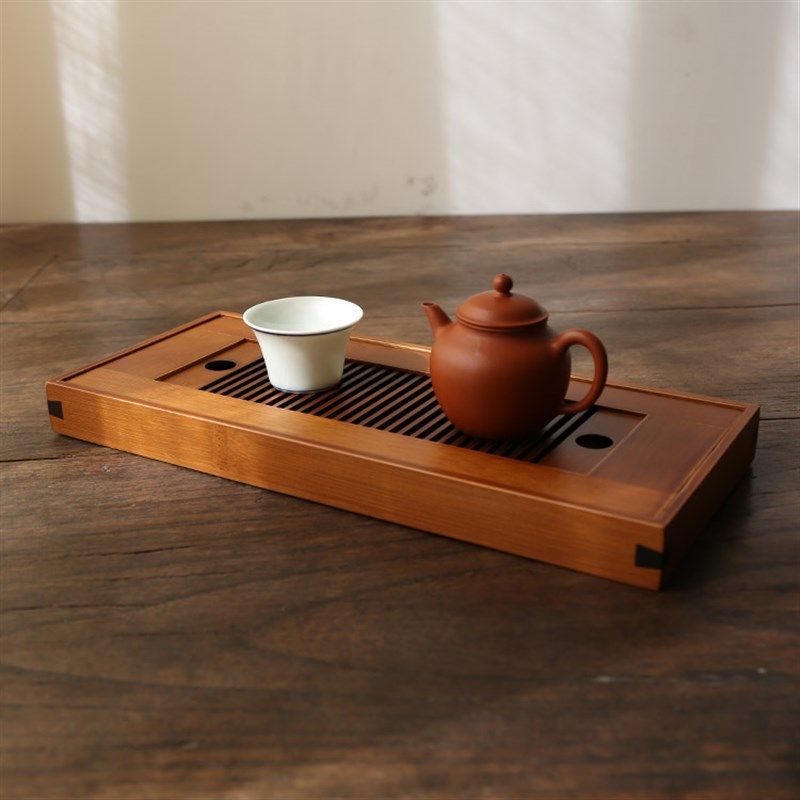 耕云 简风 茶盘 茶台 竹茶盘 竹制茶海 茶台储水排水式托盘茶托