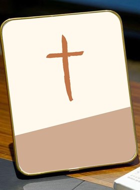 十字架相框入户玄关摆件电视柜摆台乔迁新居生日礼物卧室餐桌装饰