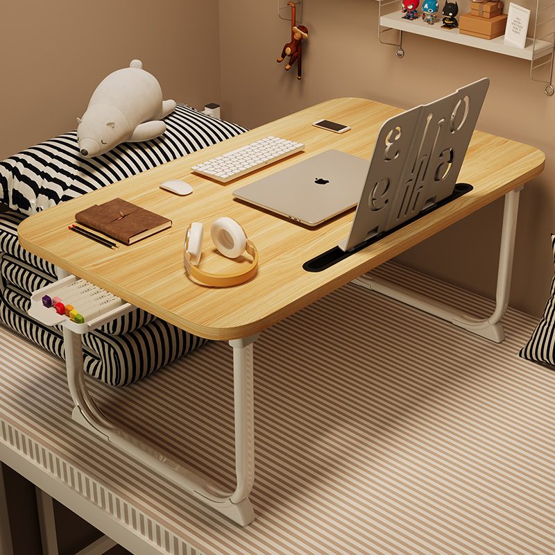床上小桌子飘窗可折叠桌宿舍笔记本电脑桌家用儿童学习桌学生书桌