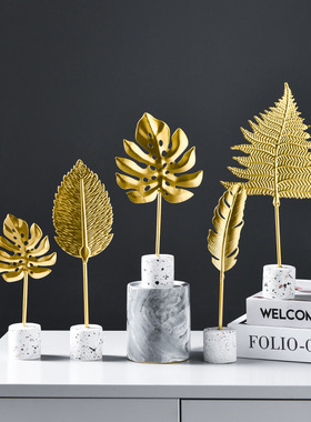 北欧风轻奢小摆件家居装饰品创意客厅电视柜酒柜玄关简约婚礼摆品