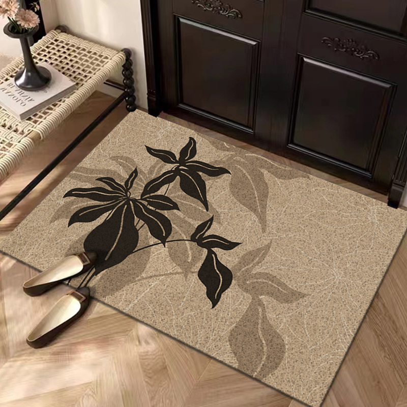 美式中古风入户门垫进门地垫耐脏防滑脚垫门外玄关丝圈地毯大门口