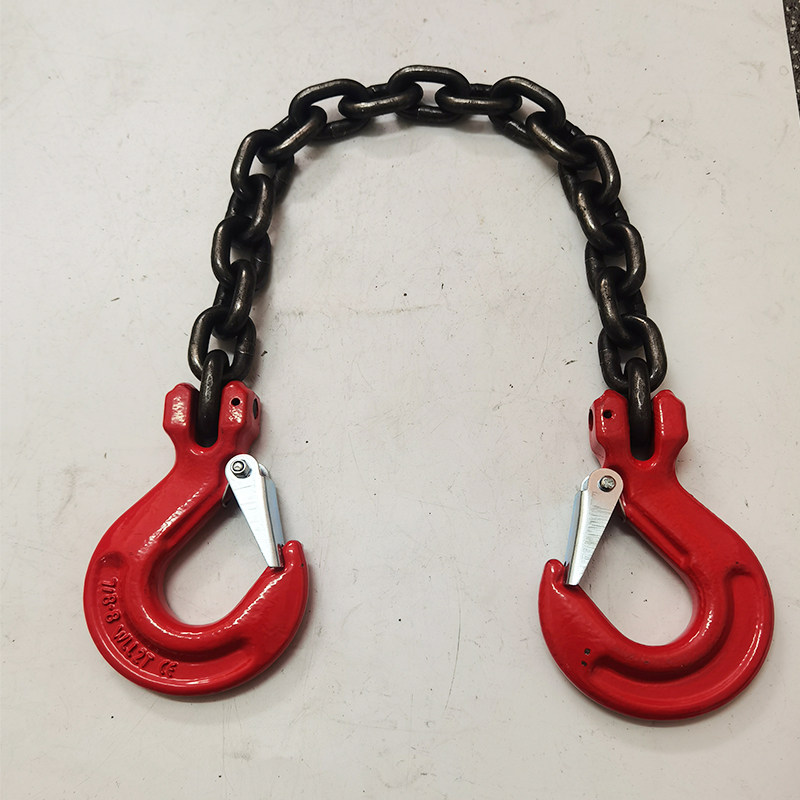 双钩起重链条锰钢吊链钩模具吊勾行车吊车起重链条索具吊勾拖车钩