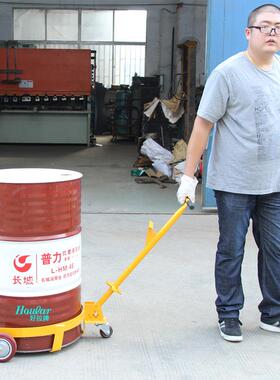 500KG低位油桶搬运车手动油桶车简易式咬嘴油桶车DC500