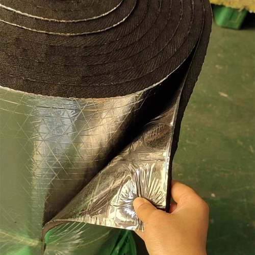 橡塑保温板b1级复合铝箔橡塑保温材料阻燃背胶自粘橡塑隔热板