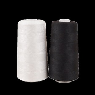 超大卷缝衣线18000码 彩色聚酯纤维线卷缝纫机线黑白色宝塔402手缝