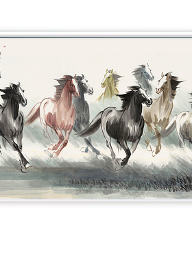 卷帘窗帘定制新中式山水风景字画全遮光客厅办公室卫生间卷拉式帘