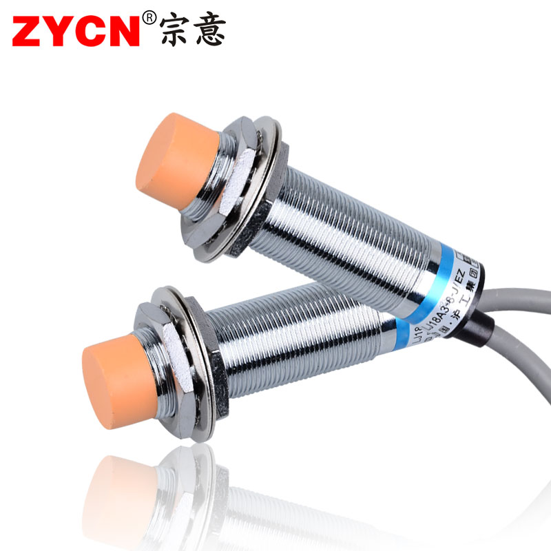沪工电感接近开关LJ18A3-8-J/EZ防水金属感应传感器 交流二线常开