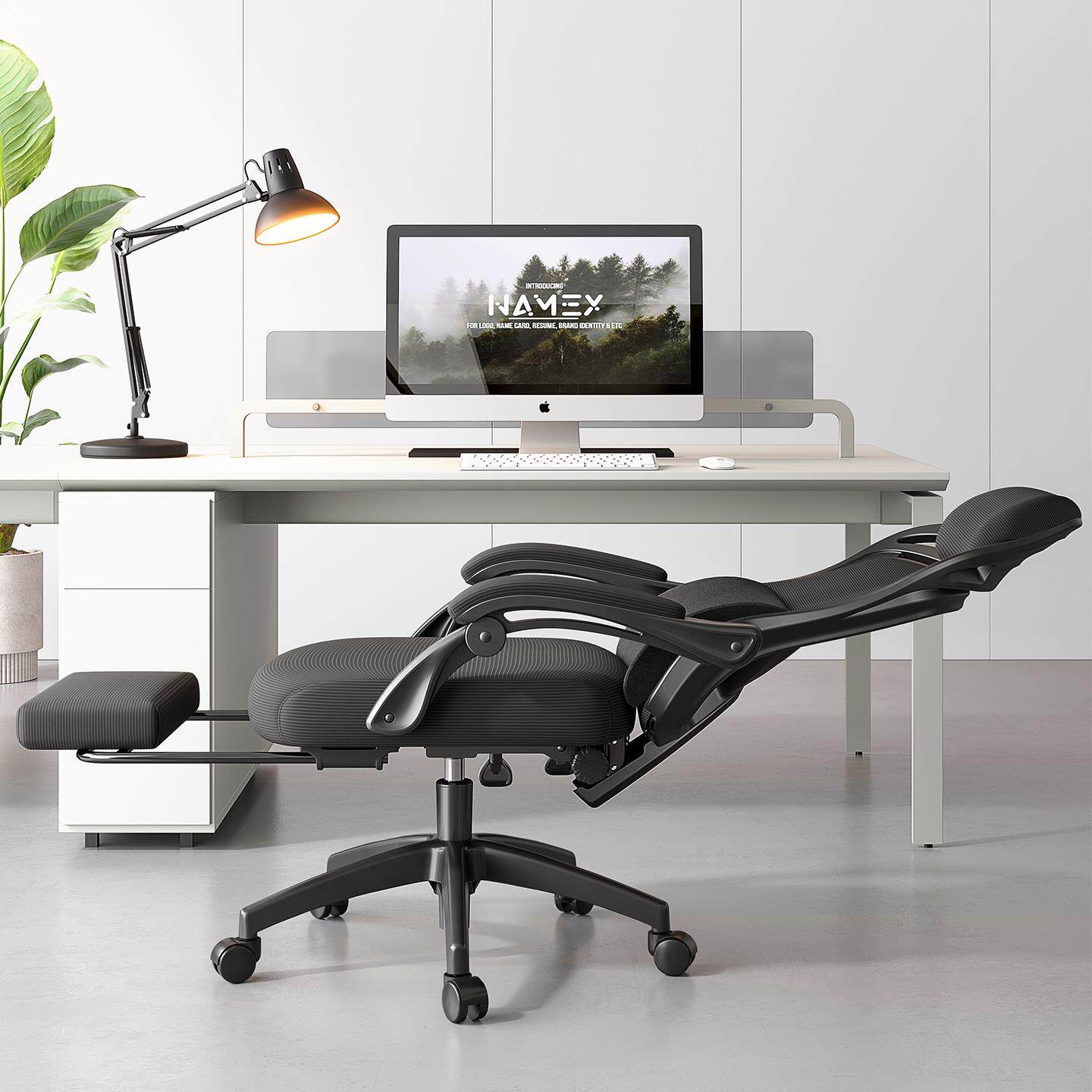 办公室午睡两用椅可躺平午休椅家用办公电脑椅舒适久坐人体工学椅