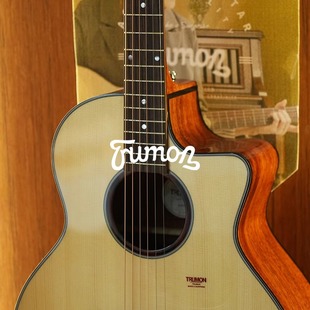 杰哥 Trumon楚门吉他150TF单板面单民谣吉他初学者进阶41寸