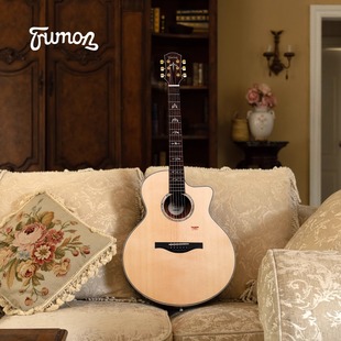 杰哥 Trumon楚门新款280系列280TF单板民谣吉他 41寸初学者进阶