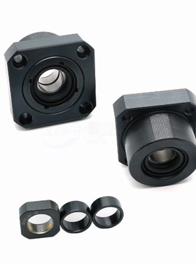 固定侧LEB03g LED03 LEG03-10S 10 12 15 20 25圆法兰丝杠支座组