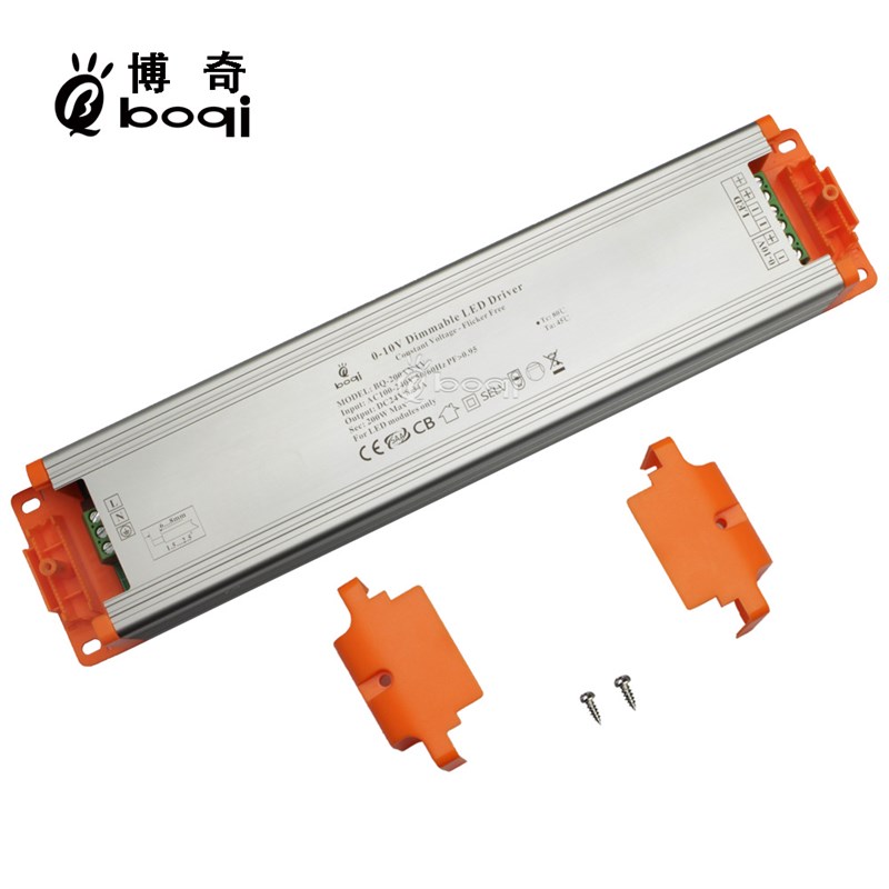 24V200W8.34A恒压0-10V调光电源高PF无频闪开关电源博鑫奇厂家