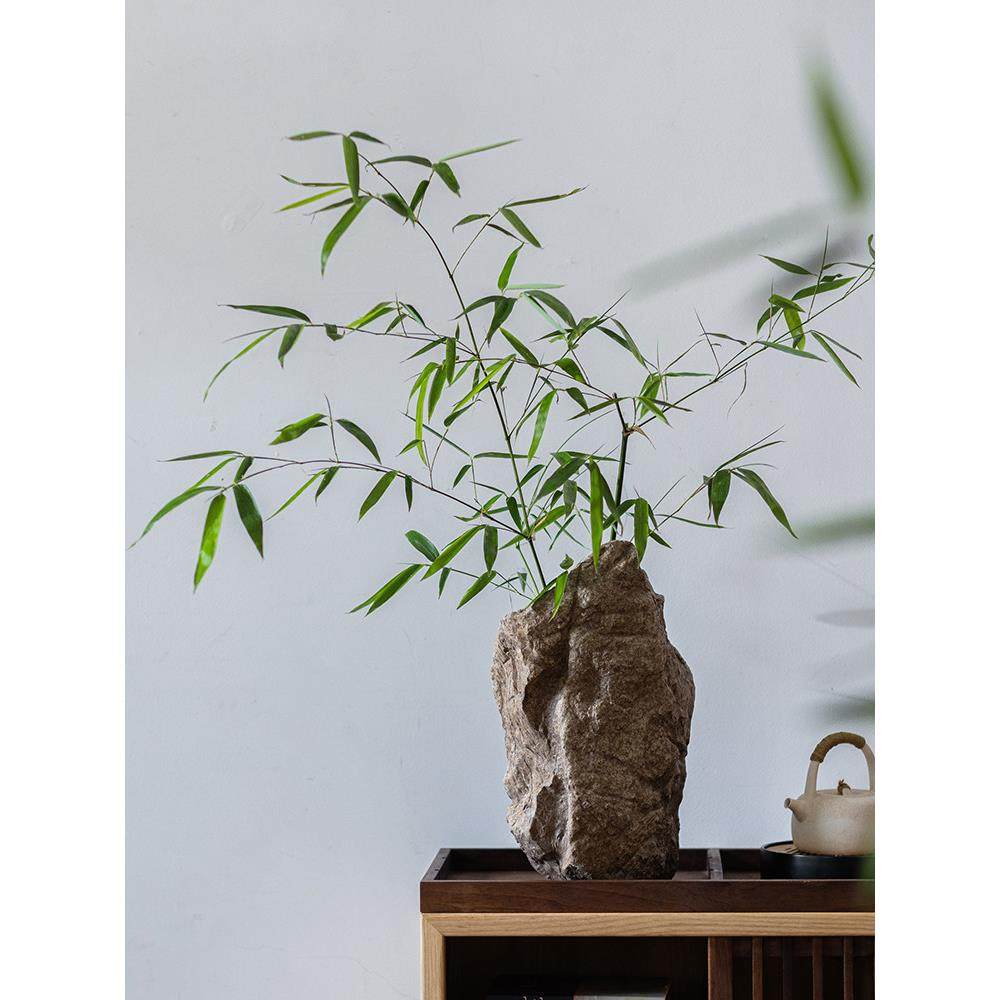 Wabi-Sabi风格彷石花瓶饰品创意水泥花筒装饰艺术覆古禅意绿色植,家居饰品,桌面摆件,淘宝优惠券,粉丝福利购,淘宝优惠卷
