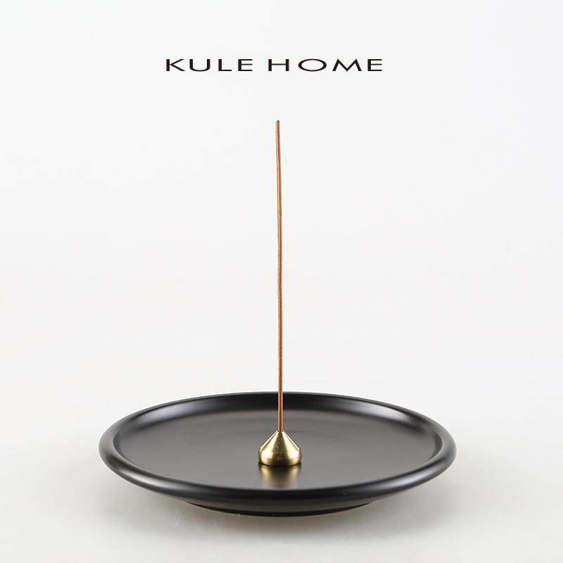 KULE HOME 香炉家用室内香炉底座陶瓷香插线香炉香薰炉香器道摆件,家居饰品,香托/香盘/香座/香插,淘宝优惠券,粉丝福利购,淘宝优惠卷