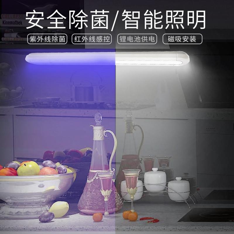 新款衣柜橱柜卫生储物间光净感智能UVC紫外线杀菌LED医疗级消毒灯