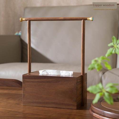 原木千里江山北美黑胡桃创意家居咖啡桌客厅全新中国风简约木制纸