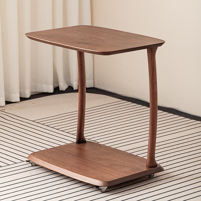 实木沙发边几角j几可移动迷你小茶几轻奢卧室小桌茶水柜茶边柜