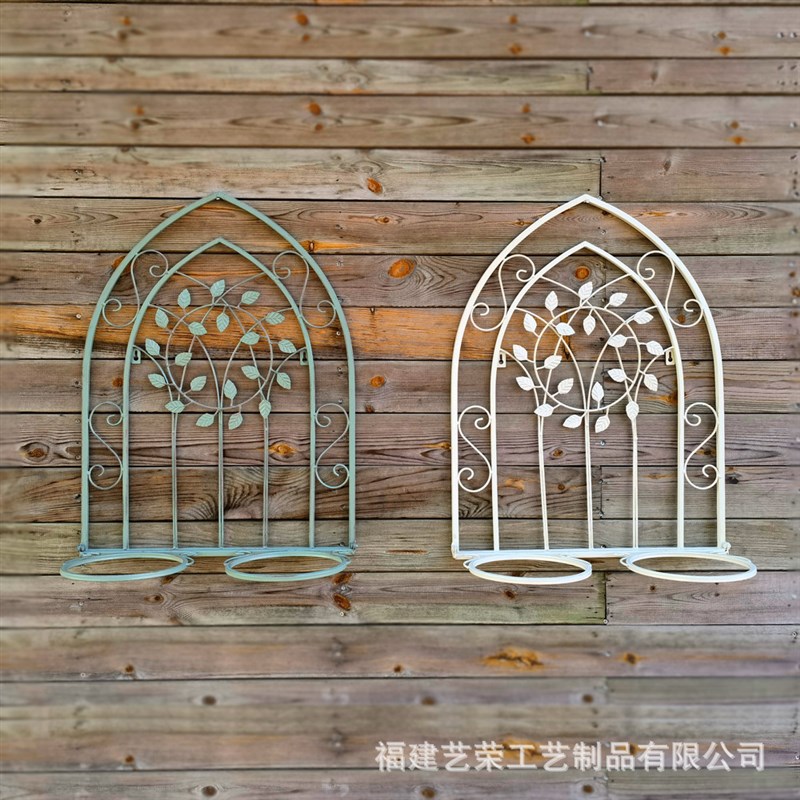 铁艺花架壁挂花架装饰墙壁花篮挂篮阳台花架花盆架吊兰绿萝绿植