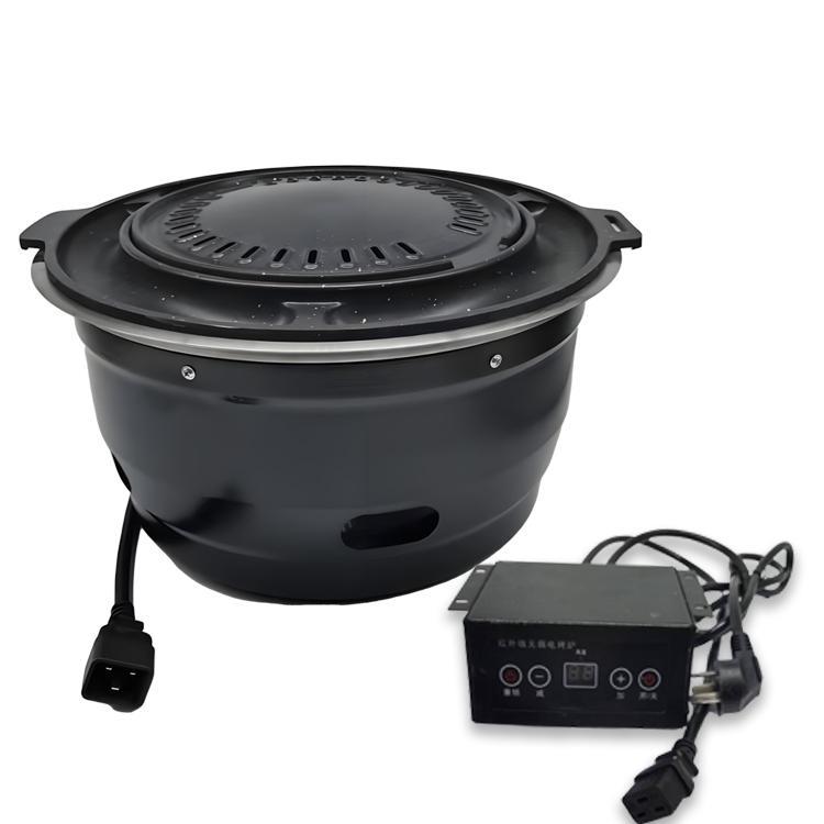 商用烤肉盘电烤锅家用无烟烧烤专用电热烤肉炉室内餐厅韩式电烤炉