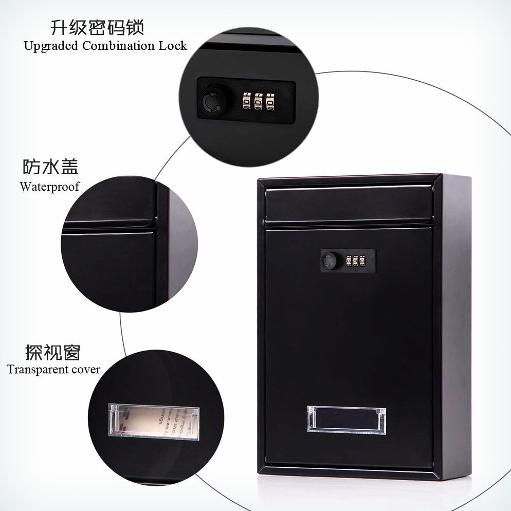 欧式邮筒钢制箱家用投信报箱件诉邮筒/信报箱