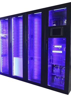 42u数据中心微模块一体化机柜标准双机柜10KVAUPS空调配电环控