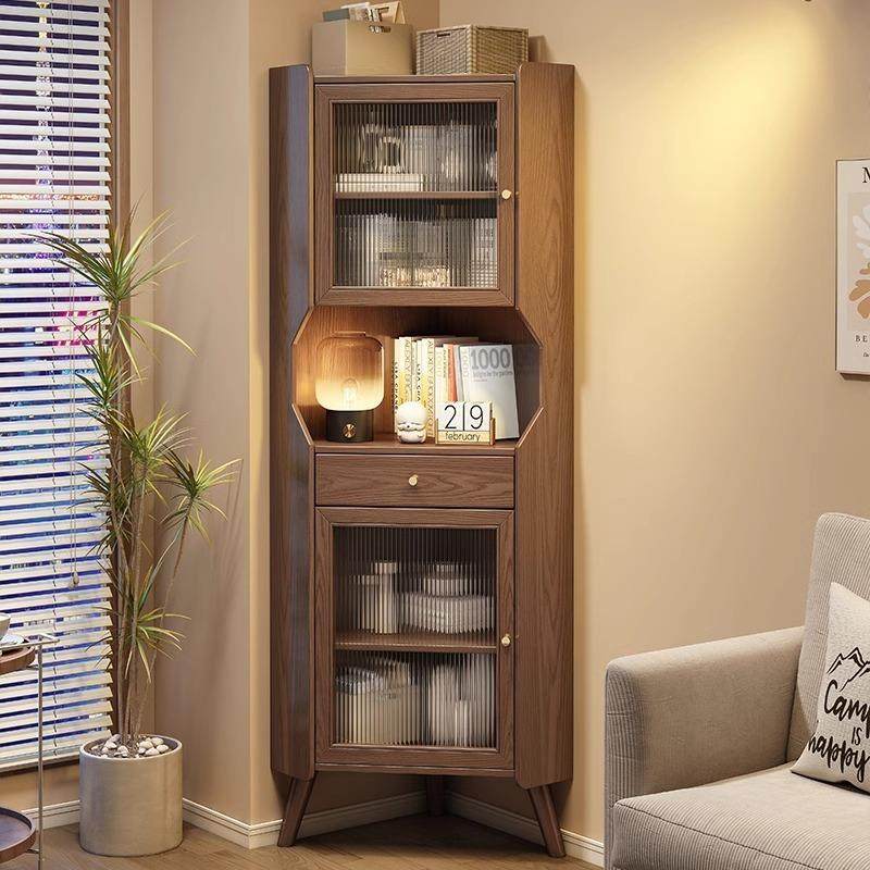 全实木角柜客厅复古三角柜置物架墙角收纳柜餐厅角落柜书房转角柜,3C数码配件,USB灯,淘宝优惠券,粉丝福利购,淘宝优惠卷