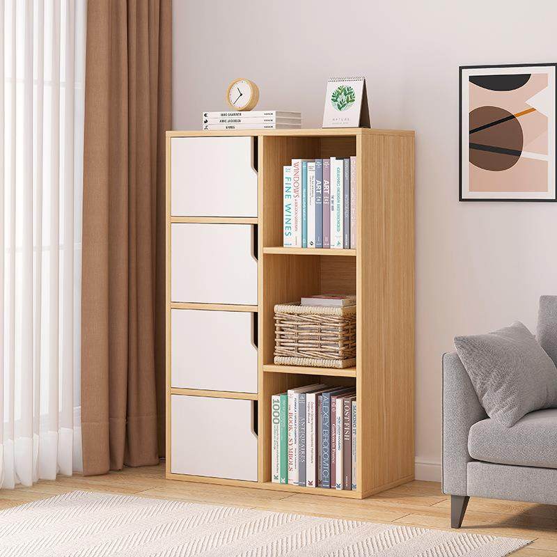 书架置物架落地客厅矮柜多层收纳柜子卧室家用储物柜简易小型书柜,3C数码配件,USB灯,淘宝优惠券,粉丝福利购,淘宝优惠卷