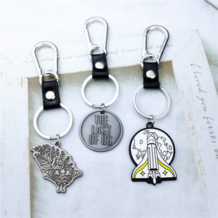 最后生还者2钥匙扣美剧游戏周边金属吊坠艾莉挂饰火萤项链挂件