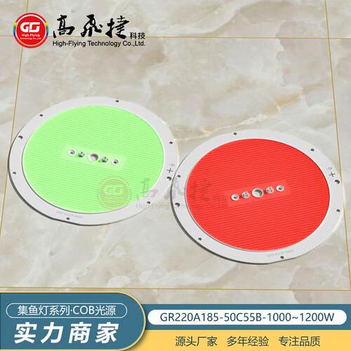 鱼船灯灯板150V330V380V蓝光青光绿光白光鱿鱼灯面光源1500W1800W