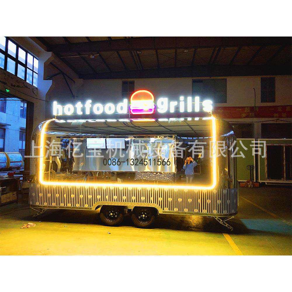 上海厂家商场小吃街餐饮车移动房车旅居车景点美食车早餐车