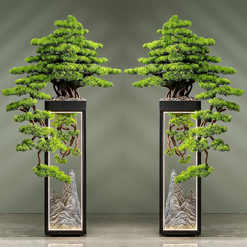 仿真迎客松假树绿植大型