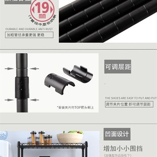 卧室置物架收纳架储物行李箱落地简易架子家用大简易货架多层碳钢