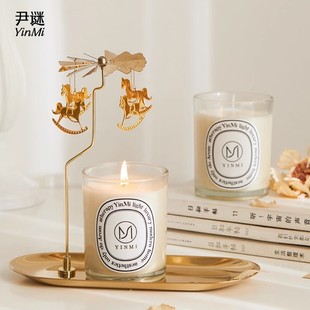 香薰蜡烛熏香安神助家用卧室内睡眠持久小众高级伴手礼盒香氛礼物
