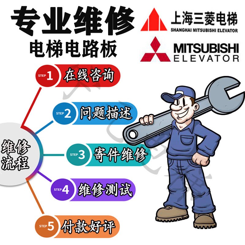 三菱维修电路板主板驱动板门机板DOR-1321/1240/KCA-941/P203758B