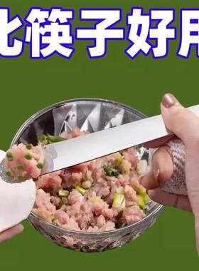 食品级不锈钢一体成型挑馅勺