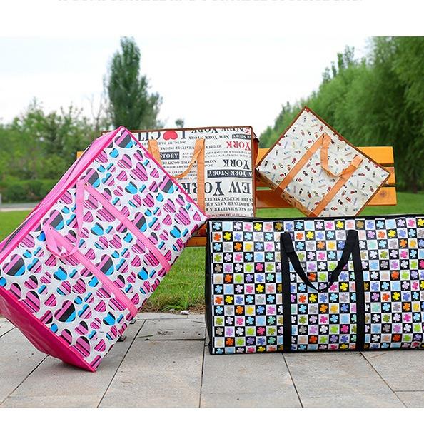 搬家袋行李袋棉被收纳袋防泼水无纺布加厚手提整理搬家打包袋