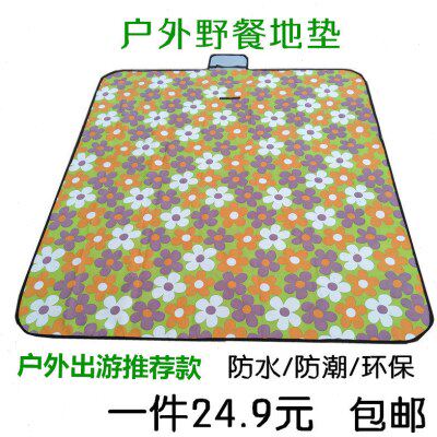户外烧烤野餐垫春游休闲草地坐垫野营露宿帐篷防水垫加厚防潮地垫