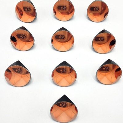 棱米直径1in角锥棱 镀镜25镜镜角银毫/镀锥棱射.4铜反锥体 ch