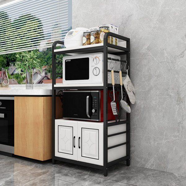 厨房置物架多功能多层微波炉架家用落地式收纳架子放锅烤箱北红之,厨房/烹饪用具,微波炉置物架,淘宝优惠券,粉丝福利购,淘宝优惠卷