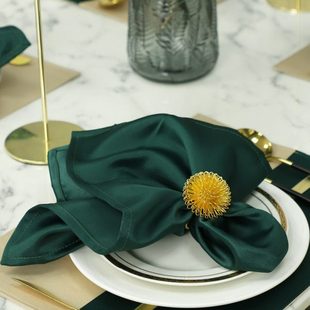 餐巾口布折花擦杯布欧式酒店西餐口布布艺打杯布不掉毛吸水用餐布