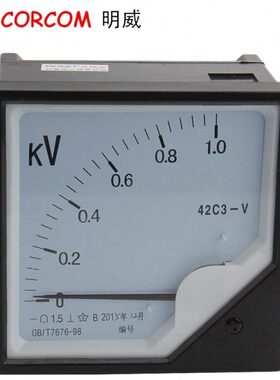 42C3 1000V 直流电压表 指针式 直流电压表 42C3-V 1KV