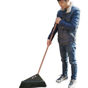 V3FP加宽扫帚塑料仓库环卫扫雪车间庭院特大钢杆加长扫地笤帚