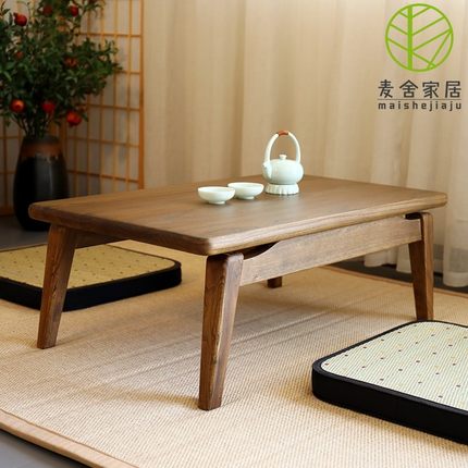 飘窗小桌子炕桌矮桌榻榻米茶几卧室坐地地桌日式茶桌炕几阳台实木